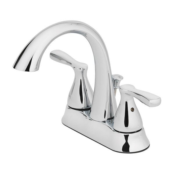Pacifica Verona Two Handle Lavatory Pop-Up Faucet4 in. Chrome, Oakbrook Collection, Mfr#: 4875423